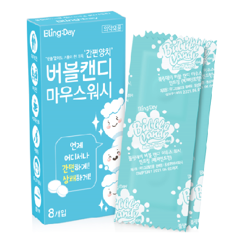 블링데이 버블 캔디 마우스 워시 이미지