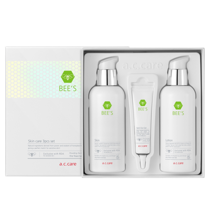에이씨케어 비즈 스킨케어 3종 세트 이미지