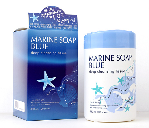 마린솝 블루 딥 클렌징 티슈 이미지